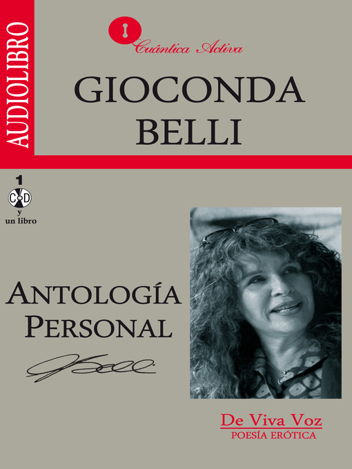 Detalles del título Antología personal Gioconda Belli de Gioconda  Belli - Lista de espera